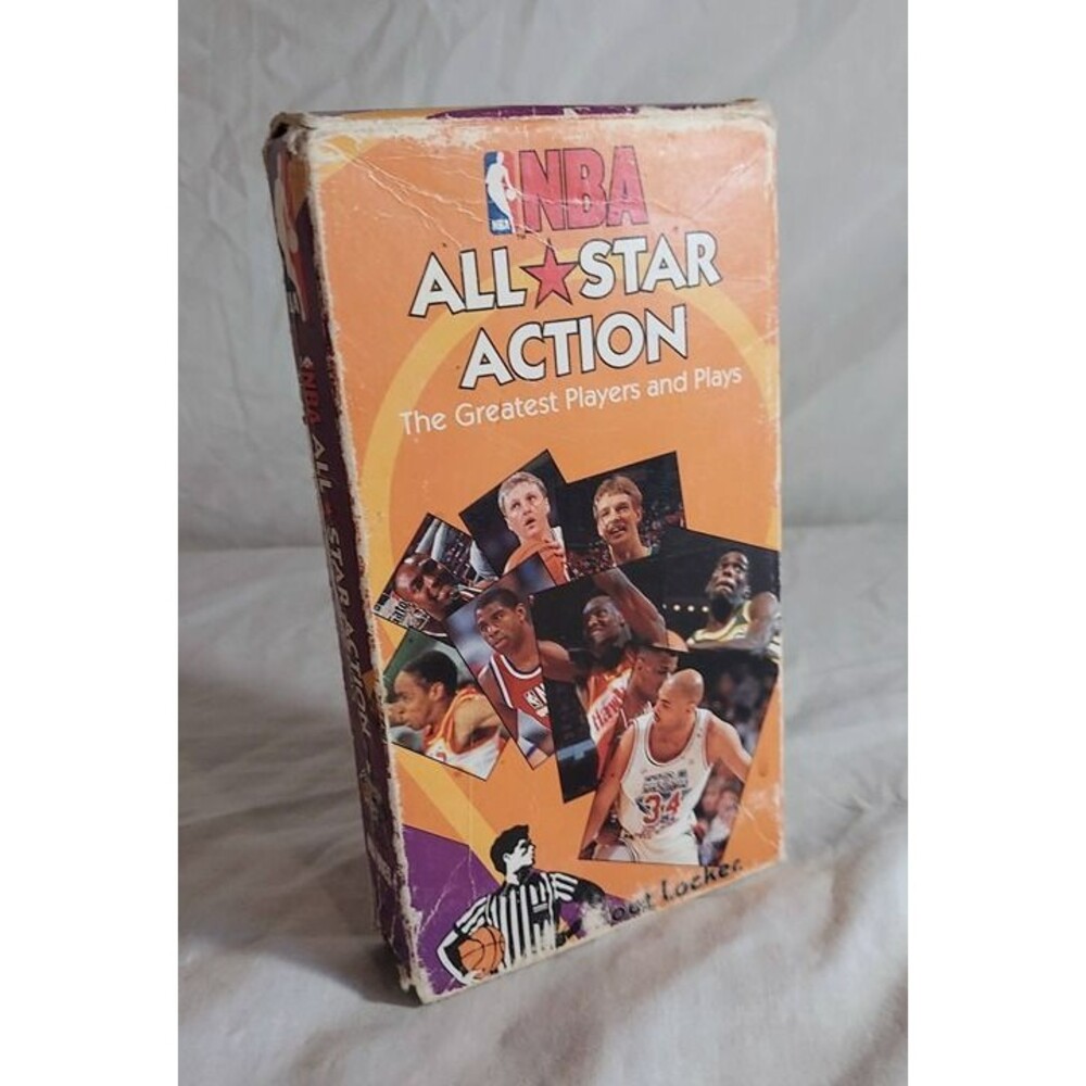 NBA ALL STAR ACTION The Greatest Players and Plays VHS 1994 Foot Locker Vintage